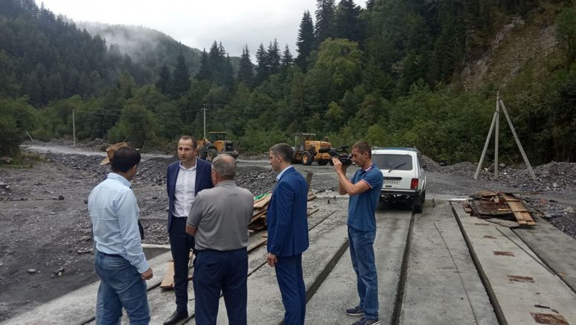 В Рукском ущелье строятся два моста