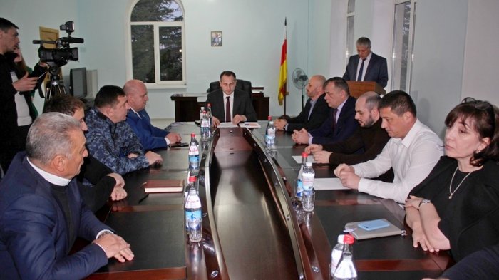 Геннадий Бекоев принял участие в отчетном собрании Администрации Ленингорского района