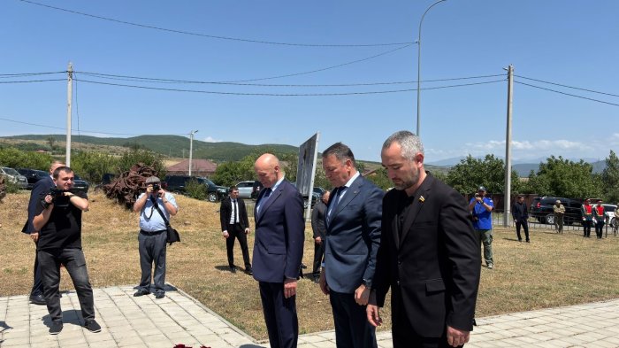 Константин Джуссоев принял участие в мероприятиях в память о погибших в войне августа 2008 года