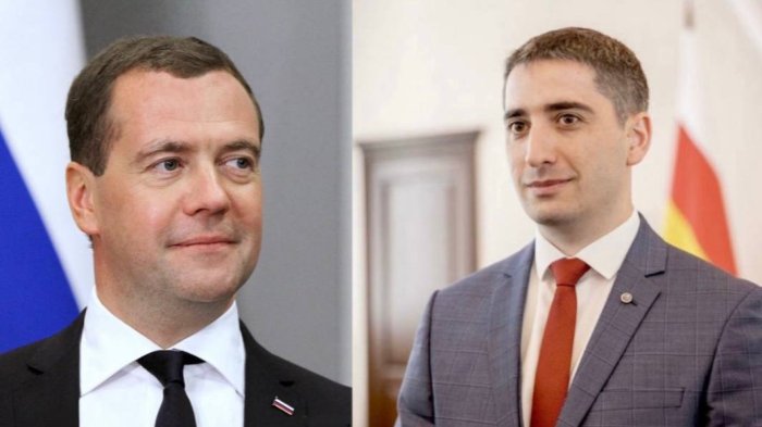 Дмитрий Медведев поздравил Дзамболата Тадтаева с Днем Победы